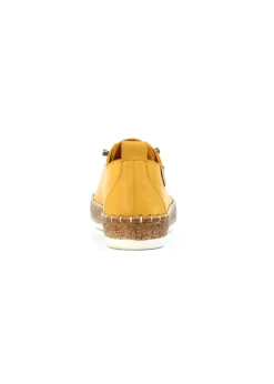 Lunar Mustard Evie Plimsoll