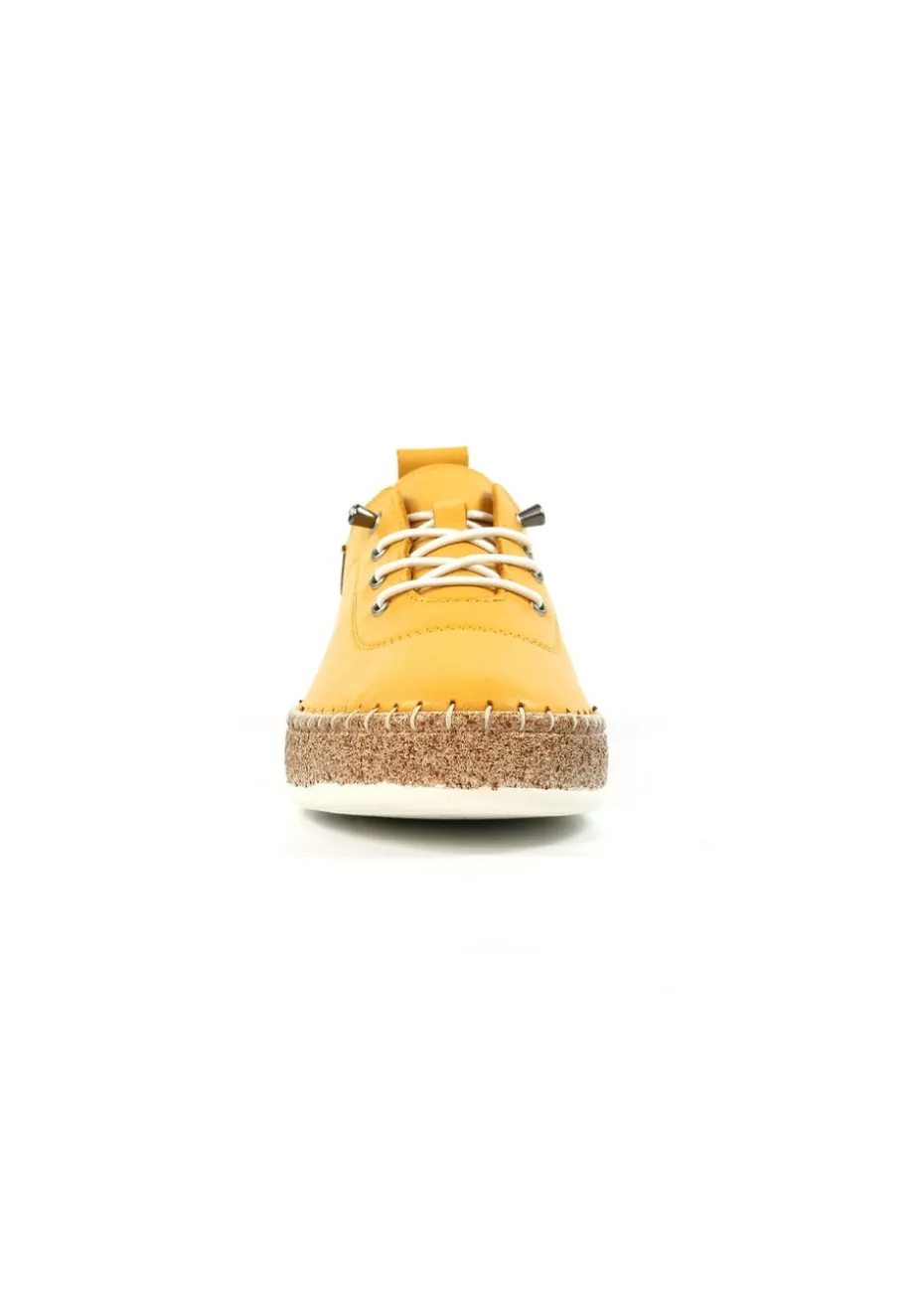 Lunar Mustard Evie Plimsoll