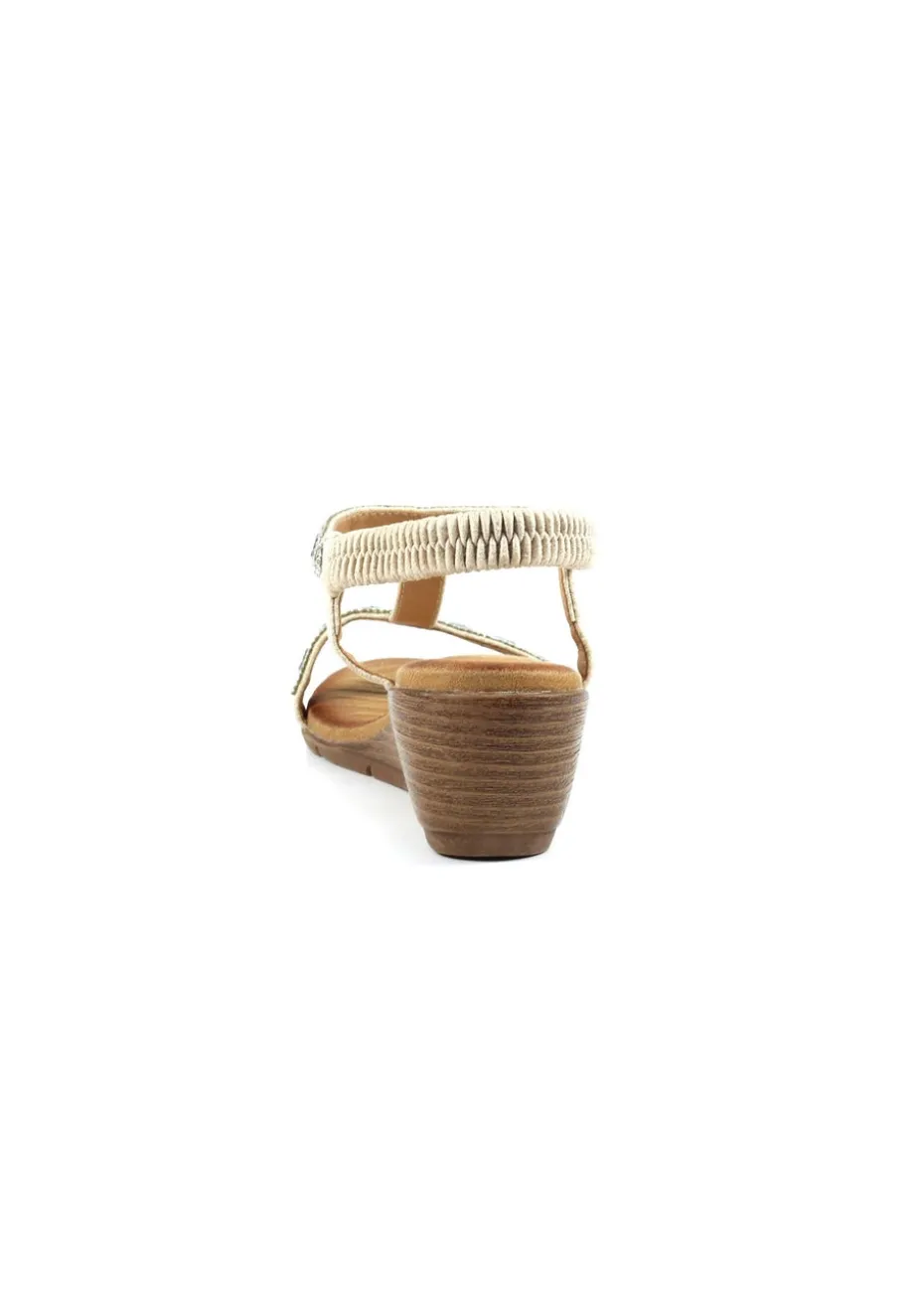 Lunar Silver Macie Sandal