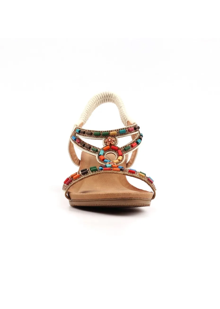 Lunar White Epsom Sandal