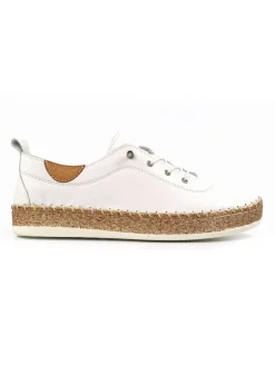 Lunar White Evie Plimsoll