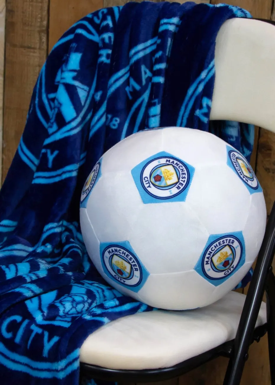 Manchester City FC Soccer 3D Decorative Cushion