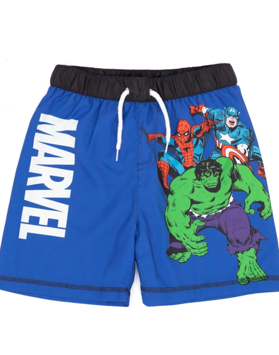 Marvel Avengers Kids Blue Swim Shorts (3-11 Years)