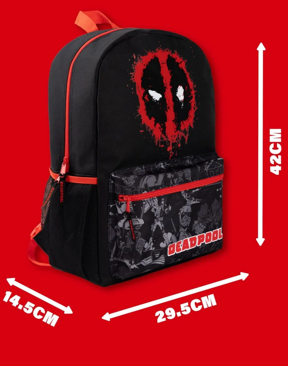 Marvel Deadpool Kids Black Backpack