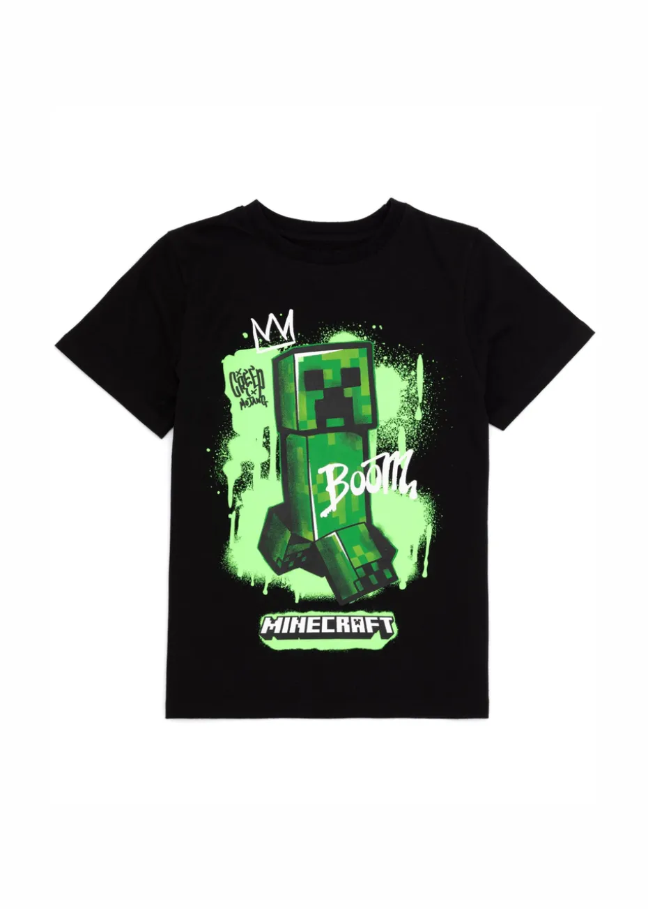 Minecraft Kids Multicoloured Character Pack of 2 T-Shirt (5-14 Years)