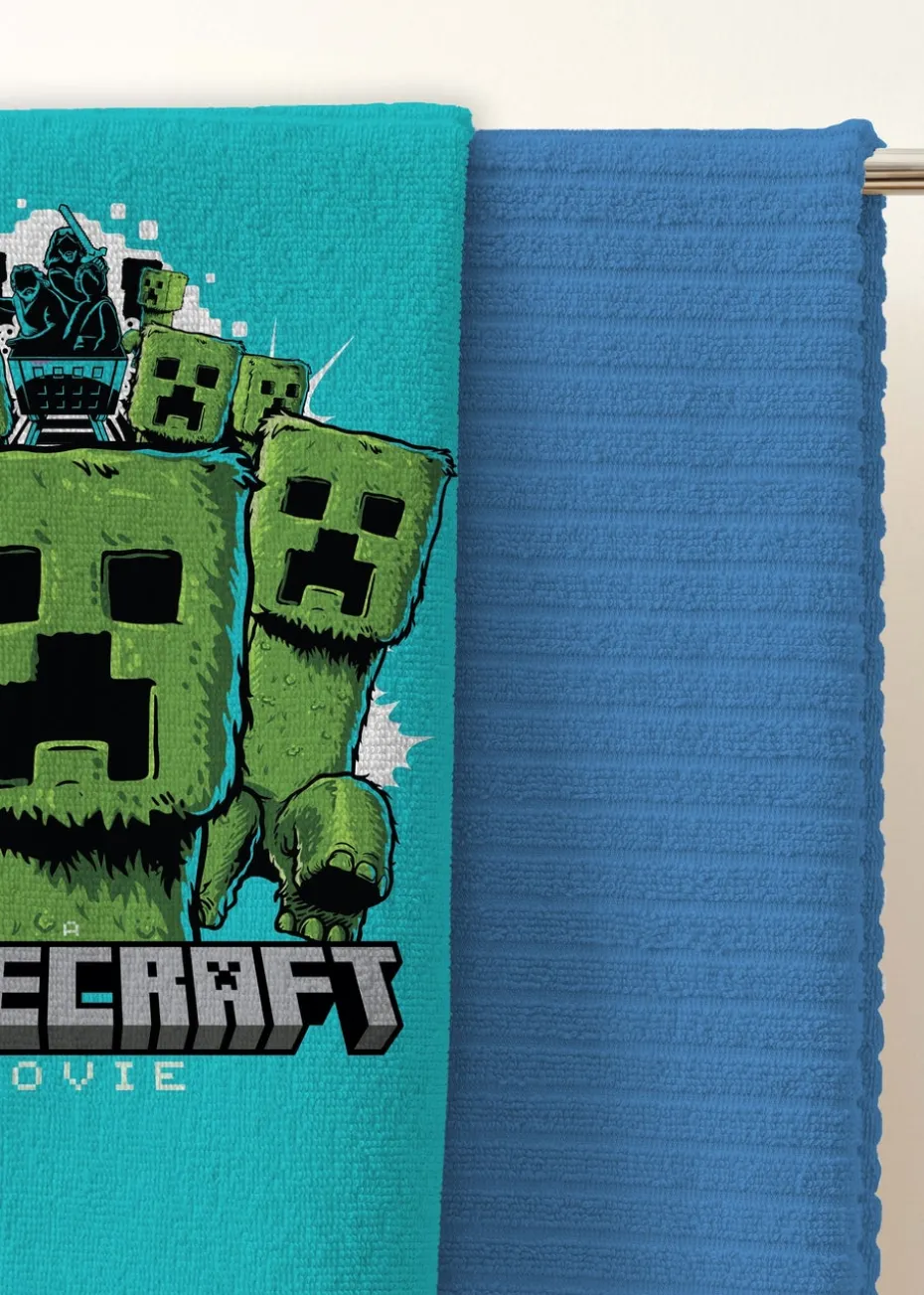 Minecraft Movie Beach Pool Towel