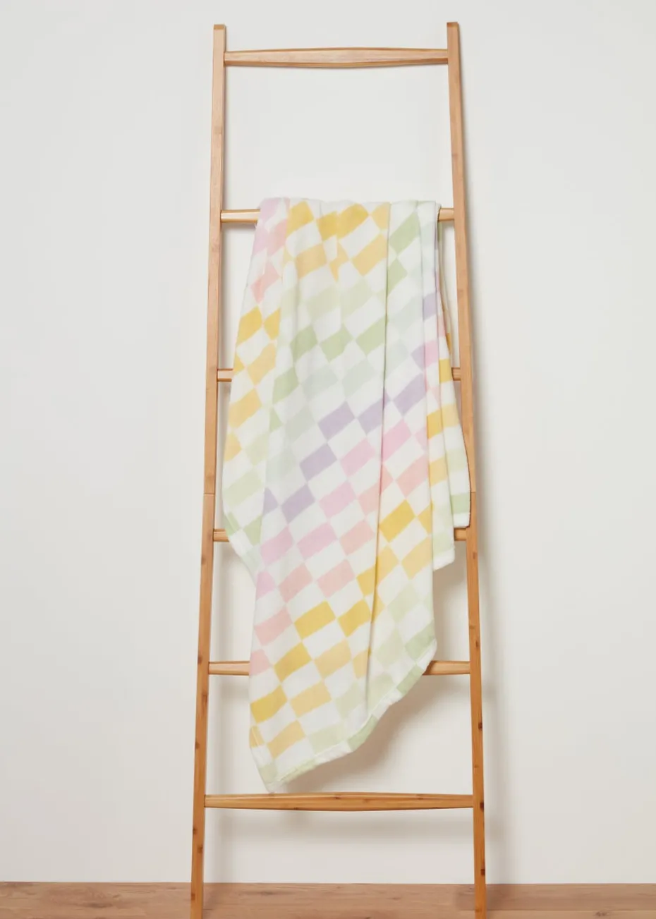 Multicolour Checker Throw