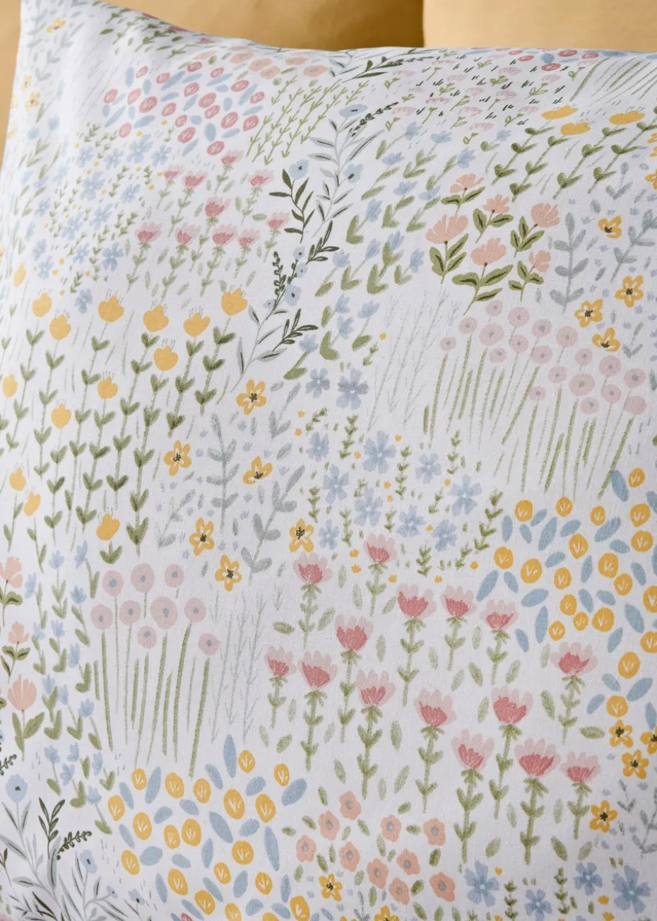Multicolour Floral Patchwork Duvet Set