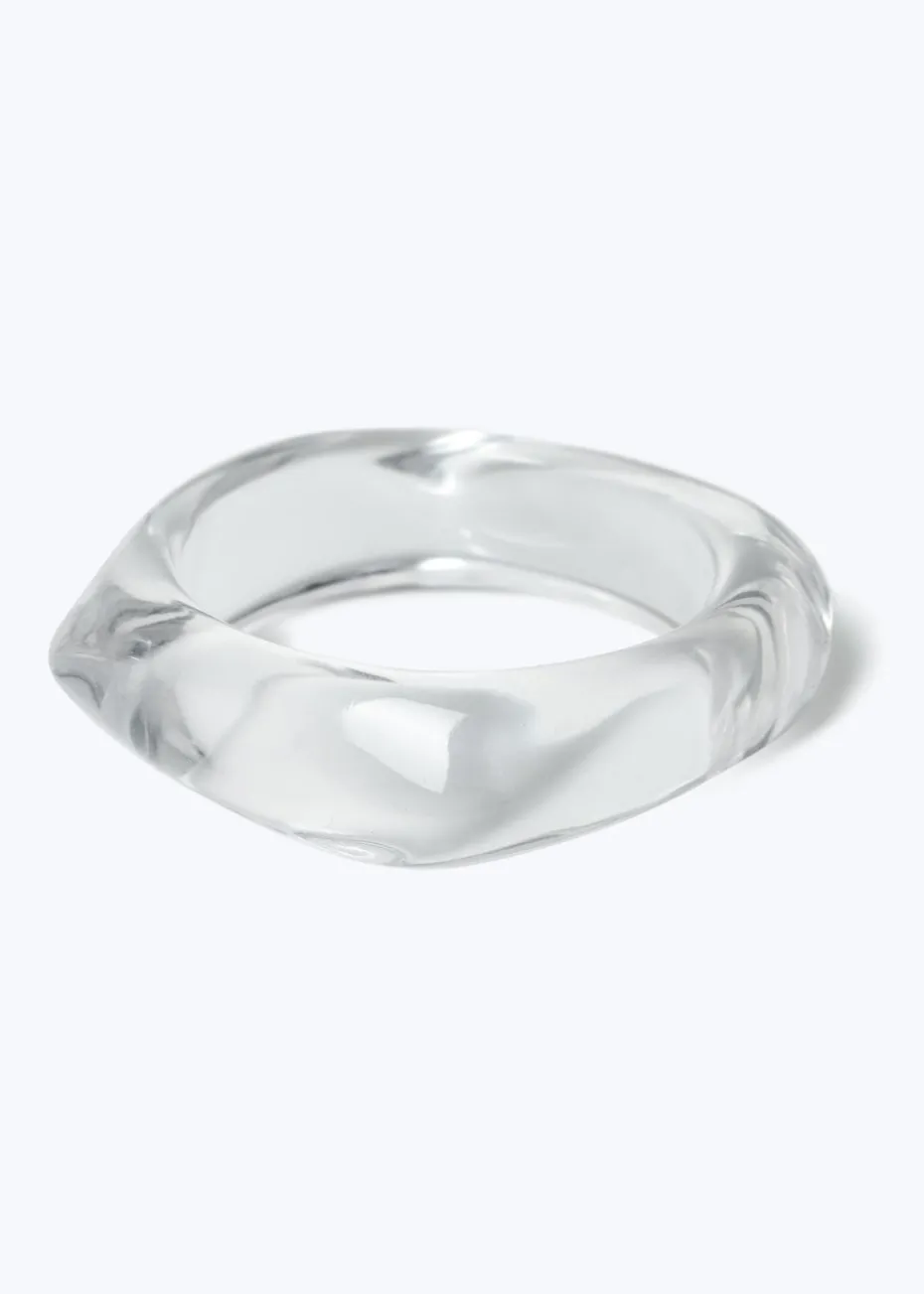 Muse Clear Perspex Bangle