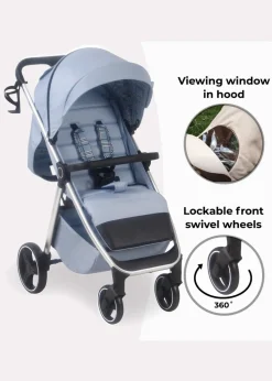 My Babiie Blue Plaid Dani Dyer Pushchair