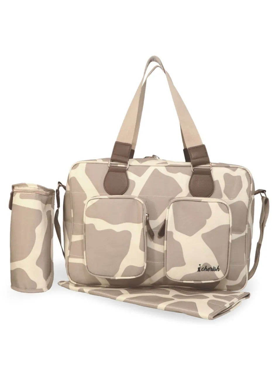 My Babiie Tan Deluxe Changing Bag