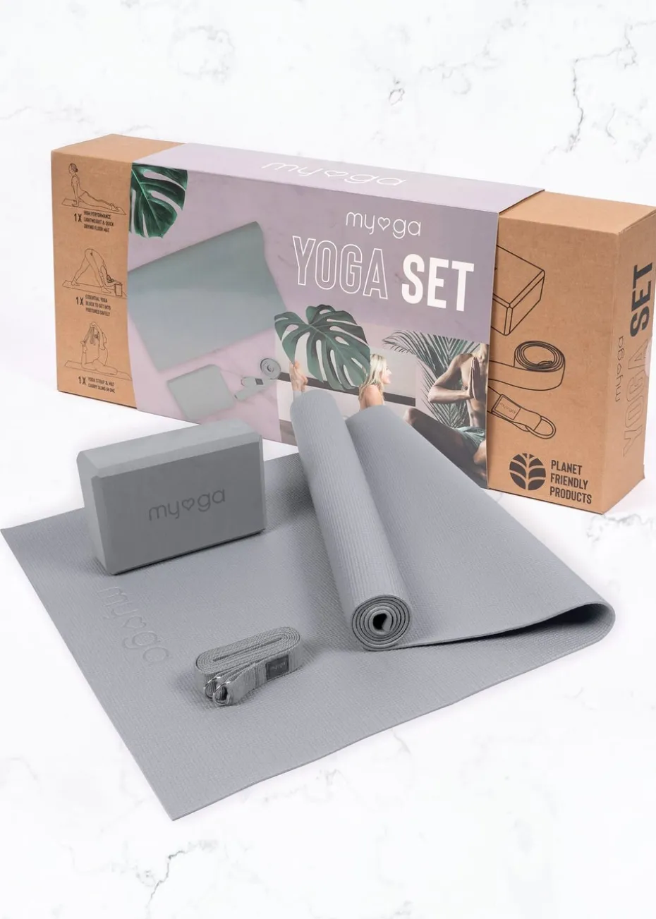 Myga Grey Yoga Starter Set