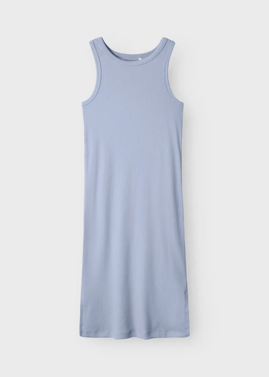Name It Girls Lilac Ribbed Dress (7-12yrs)