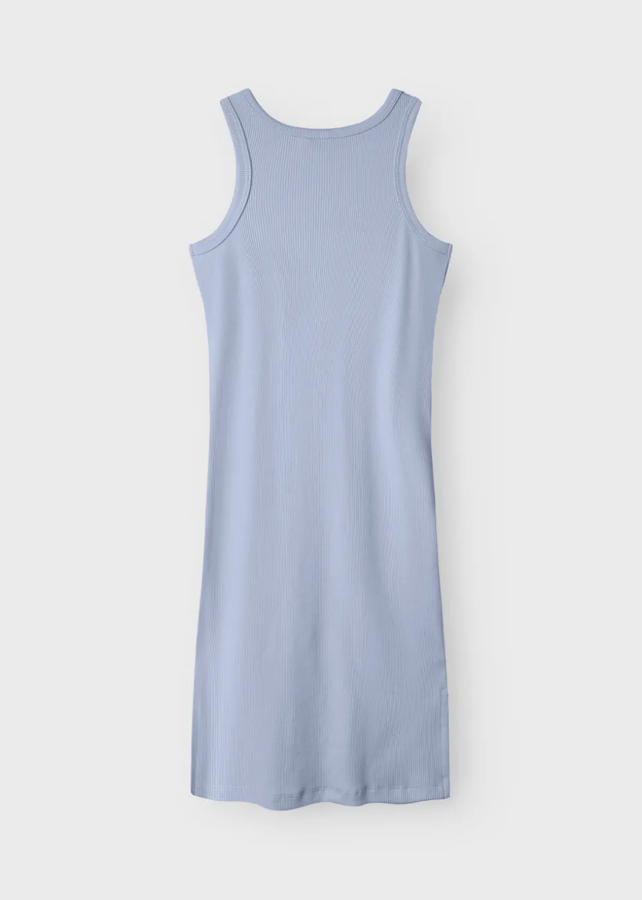 Name It Girls Lilac Ribbed Dress (7-12yrs)