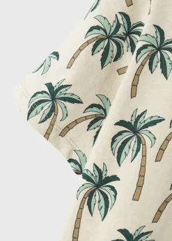 Name It Kids Beige Palm Tree T-Shirt (1.5-6yrs)