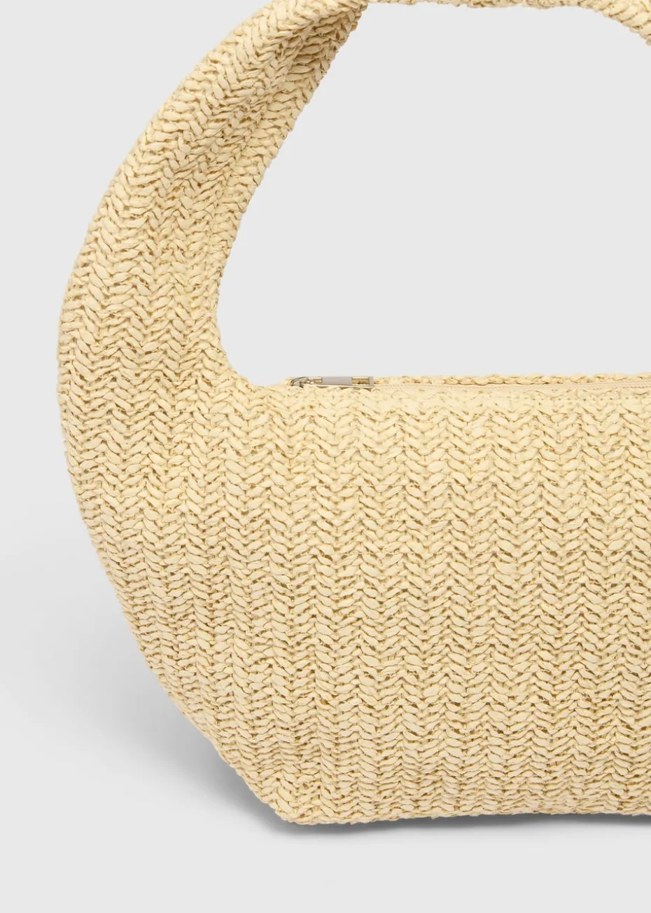 Natural Straw Shoulder Bag