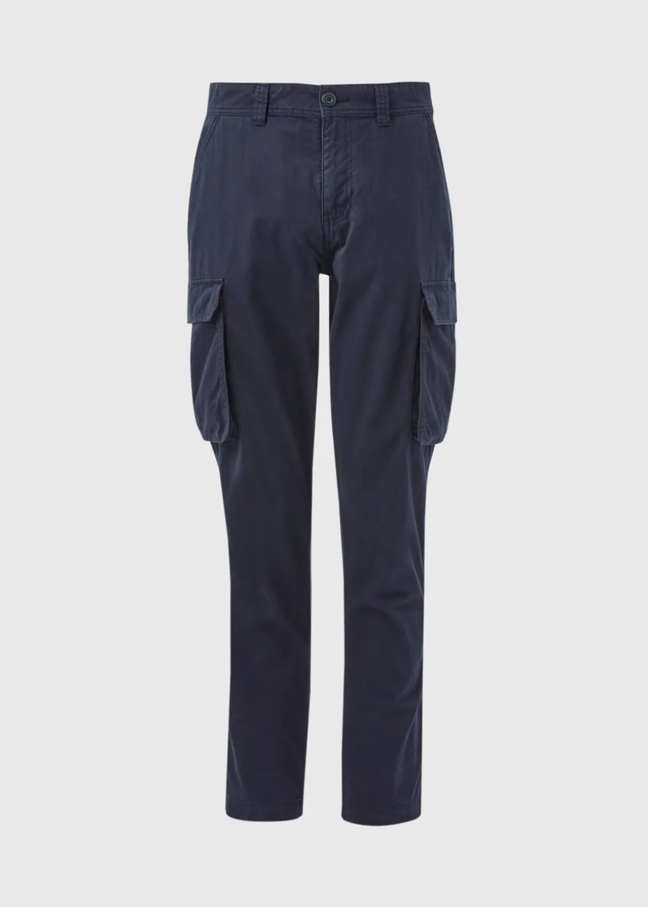 Navy Cargo Trousers