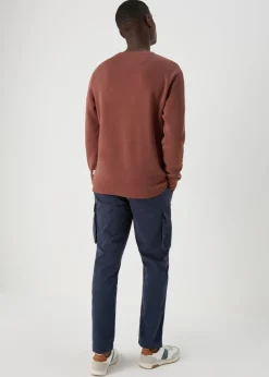 Navy Cargo Trousers