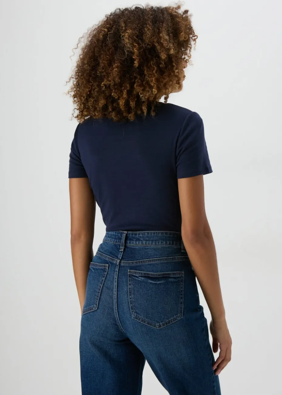 Navy Fitted T-Shirt