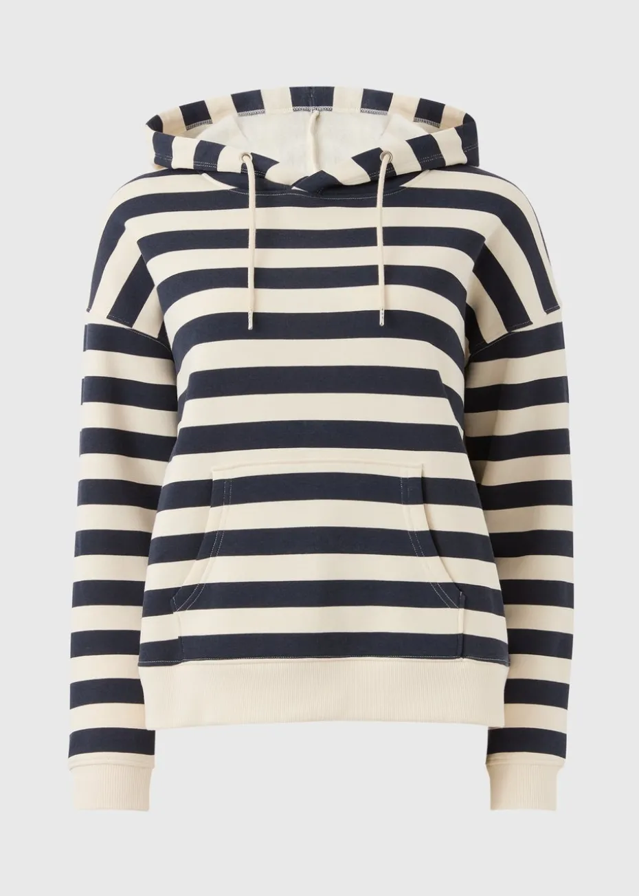 Navy Stripe Hoodie