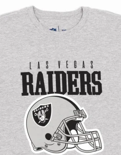 NFL Grey Las Vegas Raiders Short Sleeved T-Shirt