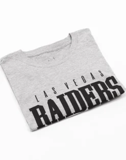 NFL Grey Las Vegas Raiders Short Sleeved T-Shirt