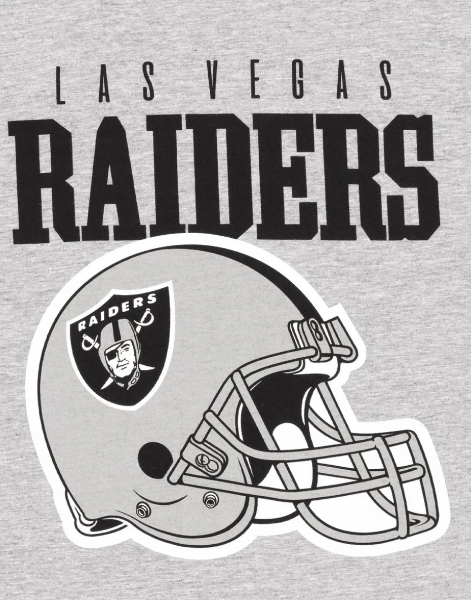 NFL Grey Las Vegas Raiders Short Sleeved T-Shirt