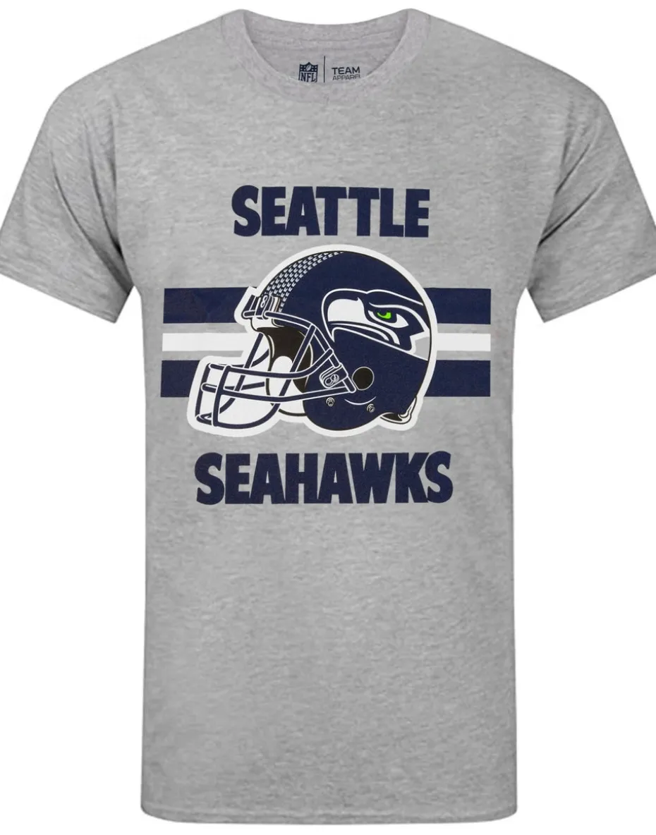 NFL Grey Seattle Seahawks Short Sleeved T-Shirt