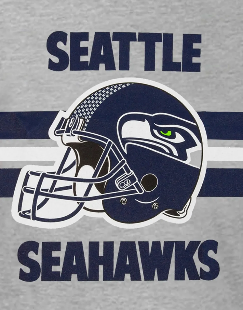 NFL Grey Seattle Seahawks Short Sleeved T-Shirt