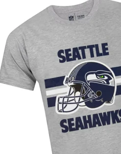 NFL Grey Seattle Seahawks Short Sleeved T-Shirt