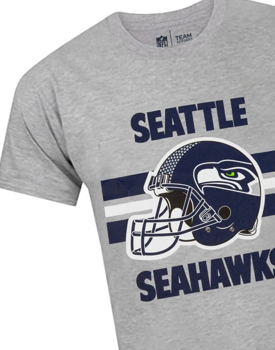 NFL Grey Seattle Seahawks Short Sleeved T-Shirt
