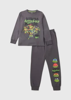 Ninja Turtles Charcoal Pyjama Set (7-13yrs)