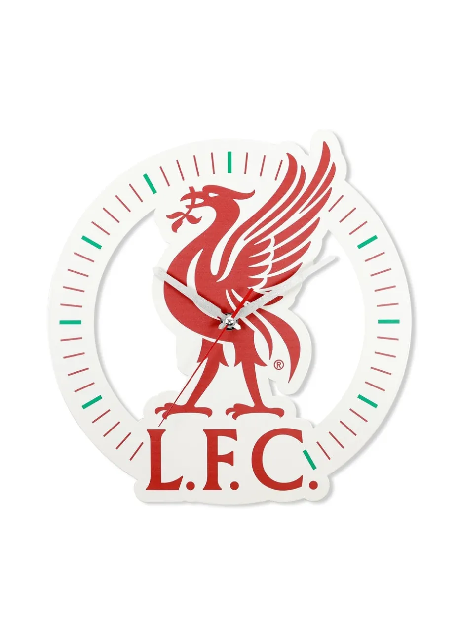 Official Liverpool Football Club Red & White Wall Clock