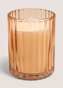 Orange Floral Meadow Cottage Candle