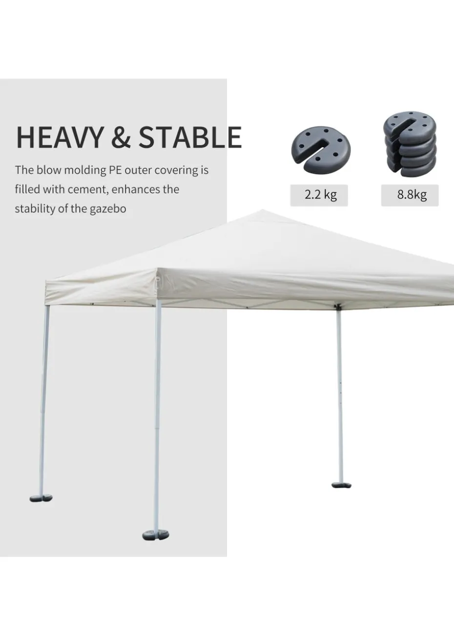 Outsunny Set of 4 PCs Gazebo Sand Weight Bag Bags Leg Weights Marquee Party Tent Canopy 8.8KG