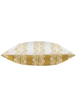 Paoletti Kalindi Stripe Outdoor Filled Cushion (55cm x 55cm x 8cm)