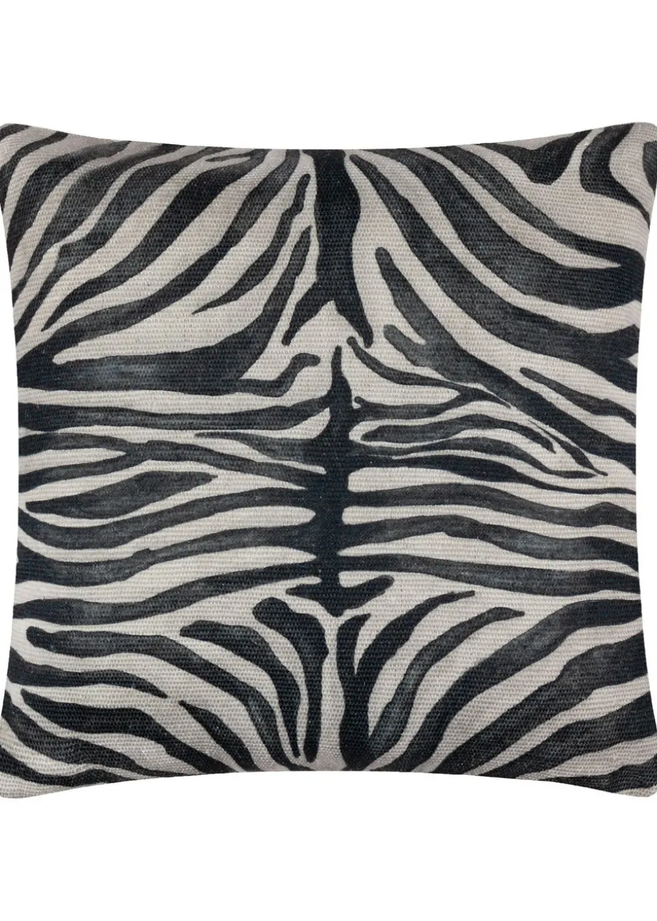 Paoletti Leopardis Zebra Woven Outdoor Cushion