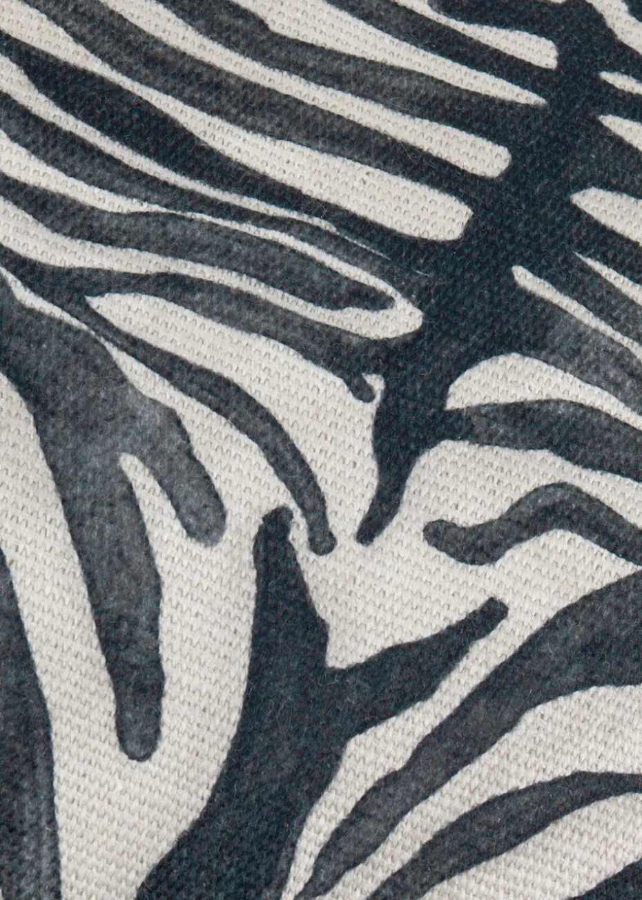 Paoletti Leopardis Zebra Woven Outdoor Cushion