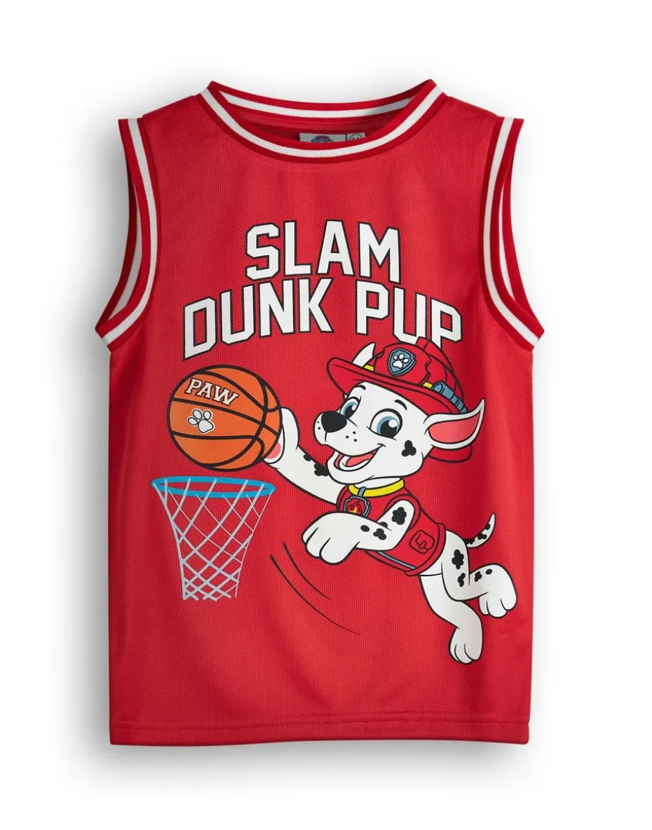 Paw Patrol Marshall Kids Red Basketball Set (2-7 Years)