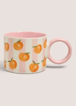 Peach Shaped Ceramic Bowl
