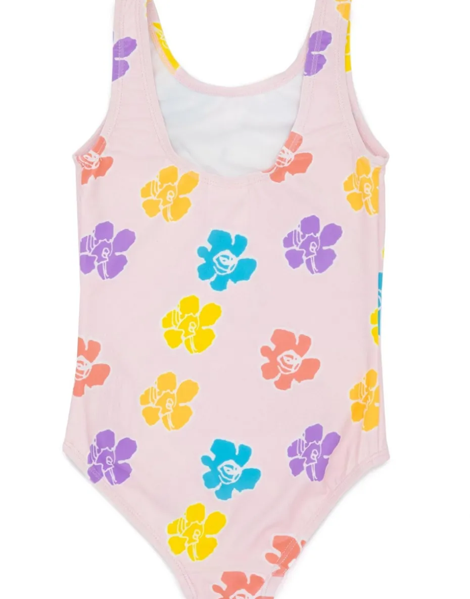 Peanuts Snoopy Kids Pink 1 Piece Swimsuit (18 Months-8 Years)