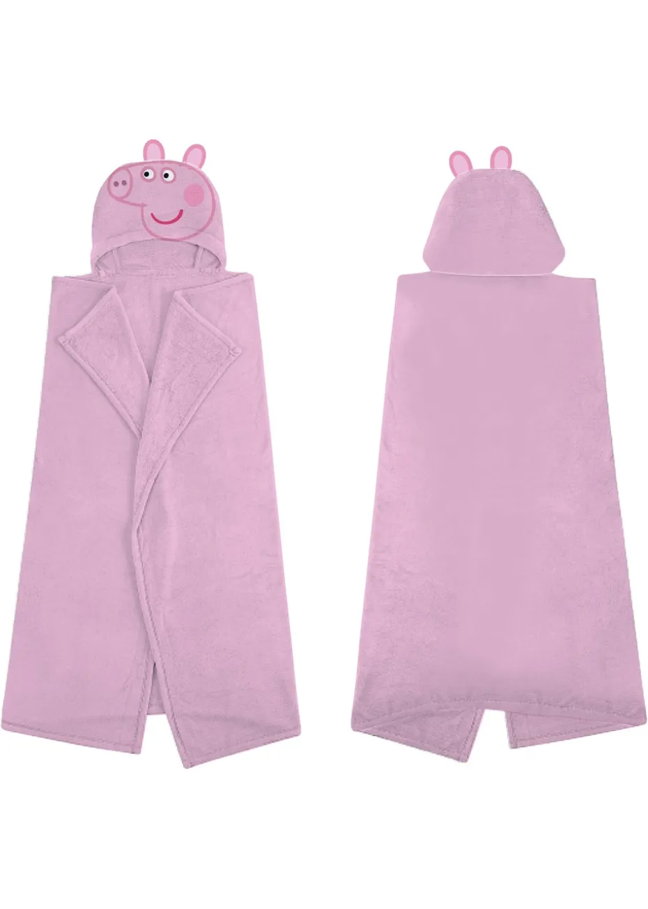 Peppa Pig Pink 3D Hooded Wearable Throw