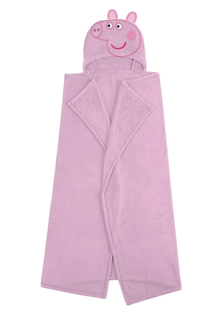 Peppa Pig Pink 3D Hooded Wearable Throw
