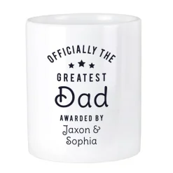 Personalised Memento Company White Officially The Greatest Ceramic Storage Pot