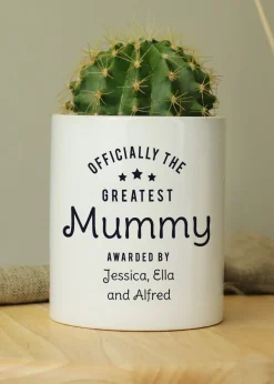 Personalised Memento Company White Officially The Greatest Ceramic Storage Pot