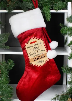 Personalised Memento Company Red Special Delivery Luxury Stocking