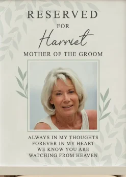 Personalised Memento Company Reserved for Memorial Poster Framed Print