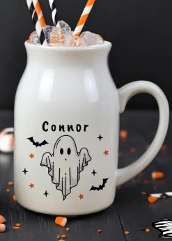 Personalised Memento Company White Halloween Ghost Jug
