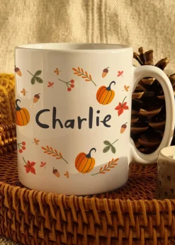 Personalised Memento Company White Pumpkin Mug