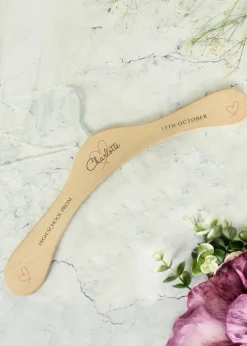 Personalised Memento Company Heart Wooden Hanger
